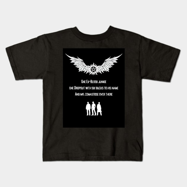 Team Free Will 2.0 Kids T-Shirt by elisabet_tckr